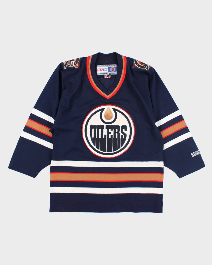 Vintage CCM Edmonton Oilers Oversized NHL Hockey Jersey - S