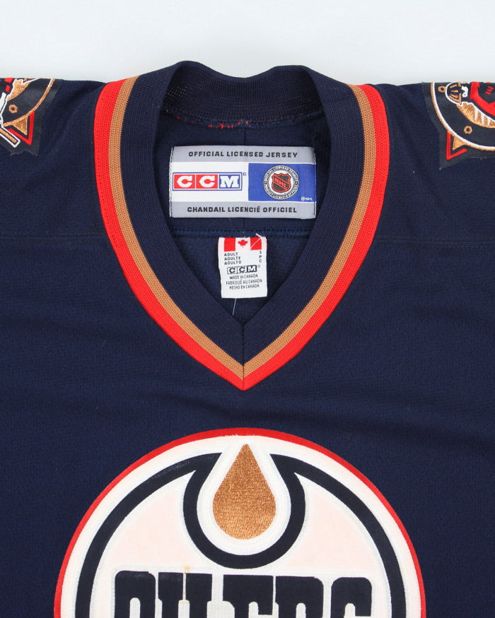 Vintage CCM Edmonton Oilers Oversized NHL Hockey Jersey - S
