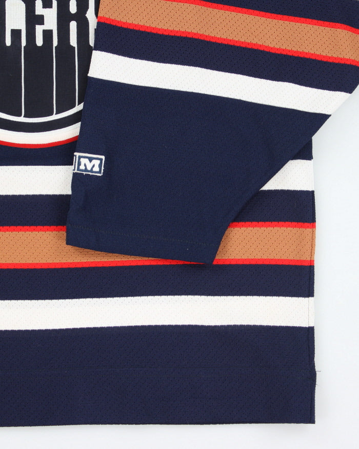 Vintage CCM Edmonton Oilers Oversized NHL Hockey Jersey - S