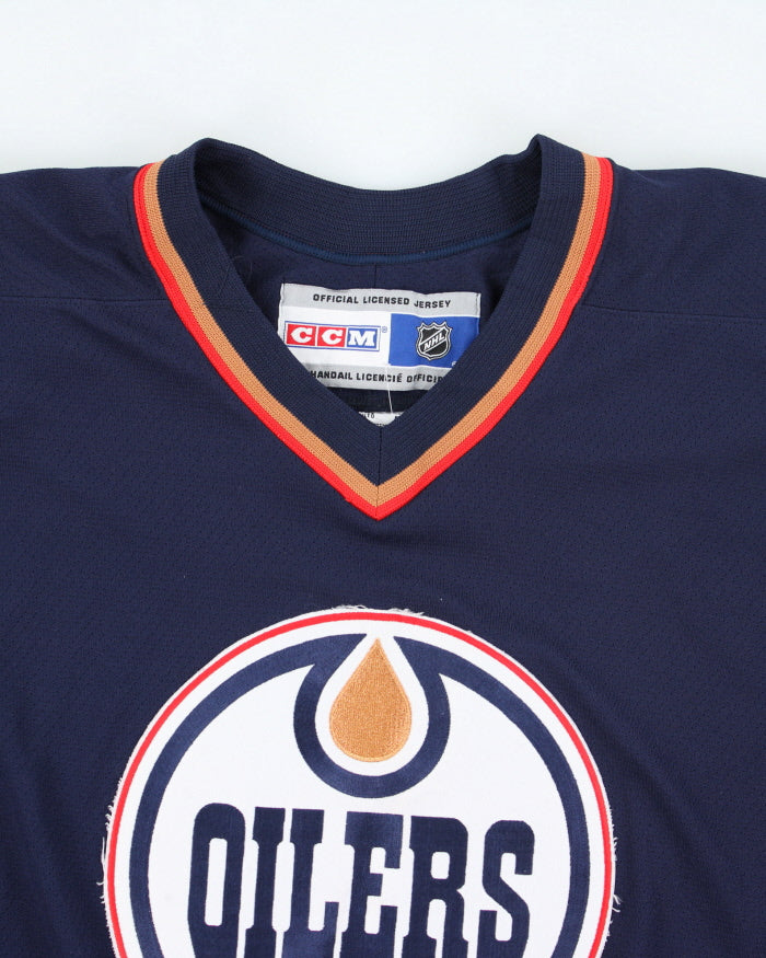 Vintage CCM Edmonton Oilers Oversized NHL Hockey Jersey - XL