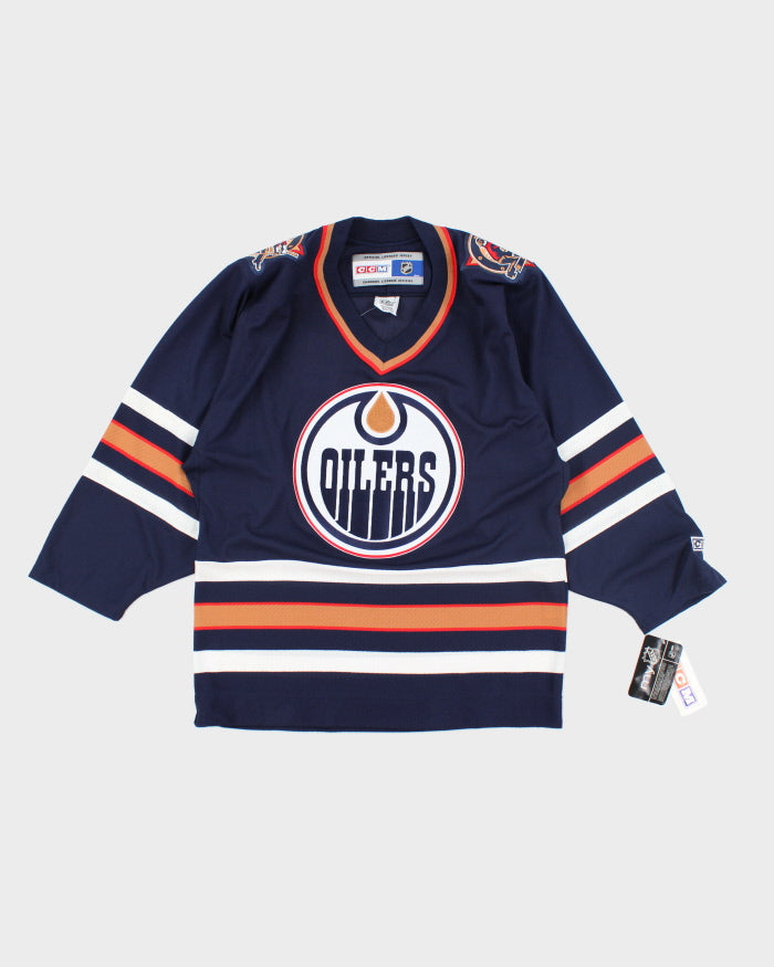 Vintage CCM Edmonton Oilers Oversized NHL Hockey Jersey - S