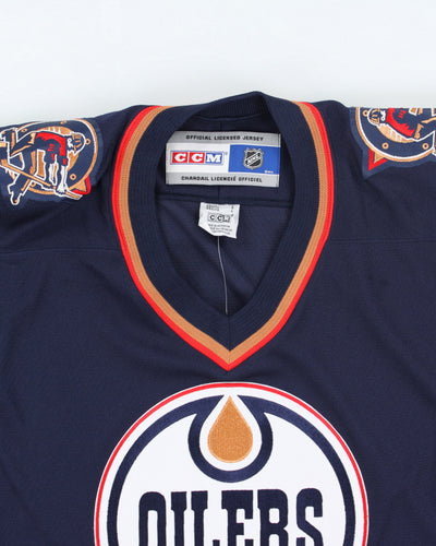 Vintage CCM Edmonton Oilers Oversized NHL Hockey Jersey - S