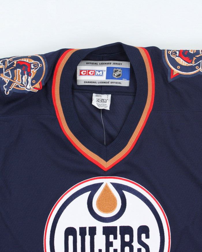 Vintage CCM Edmonton Oilers Oversized NHL Hockey Jersey - S