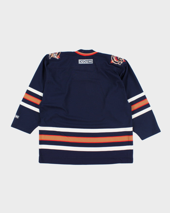 Vintage CCM Edmonton Oilers Oversized NHL Hockey Jersey - L