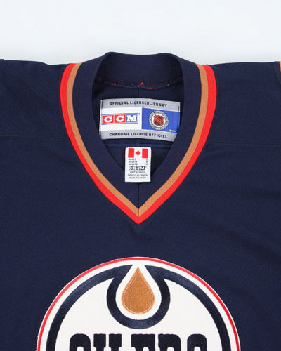 Vintage CCM Edmonton Oilers Oversized NHL Hockey Jersey - L