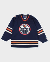 Vintage CCM Edmonton Oilers Oversized NHL Hockey Jersey - L
