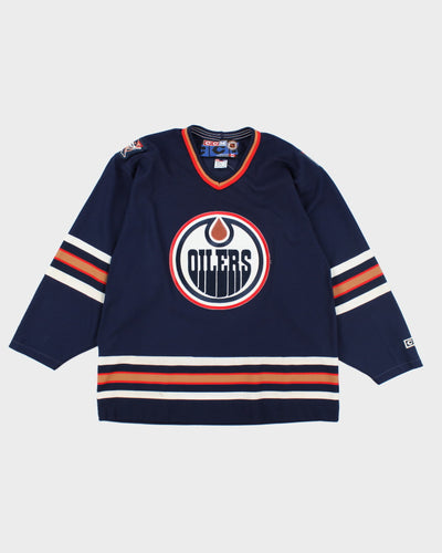 Vintage CCM Edmonton Oilers Oversized NHL Hockey Jersey - L