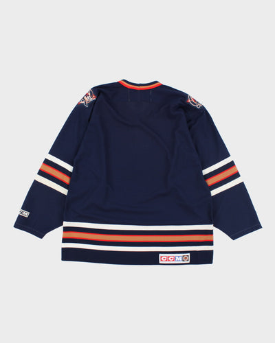 Vintage CCM Edmonton Oilers Oversized NHL Hockey Jersey - L