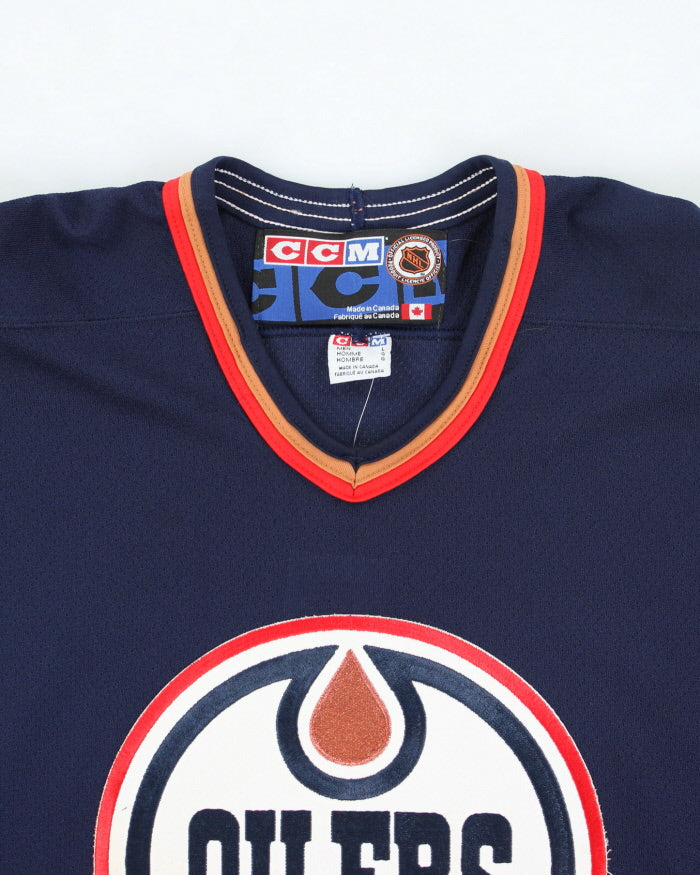 Vintage CCM Edmonton Oilers Oversized NHL Hockey Jersey - L