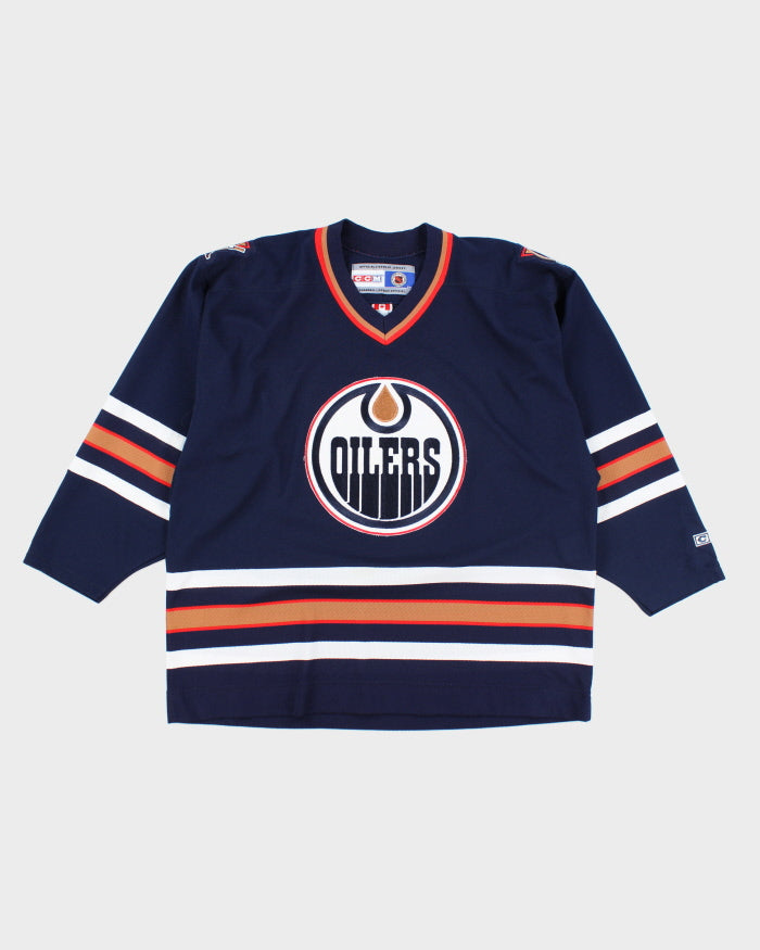Vintage CCM Edmonton Oilers Oversized NHL Hockey Jersey - XL