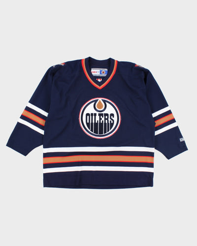 Vintage CCM Edmonton Oilers Oversized NHL Hockey Jersey - XL