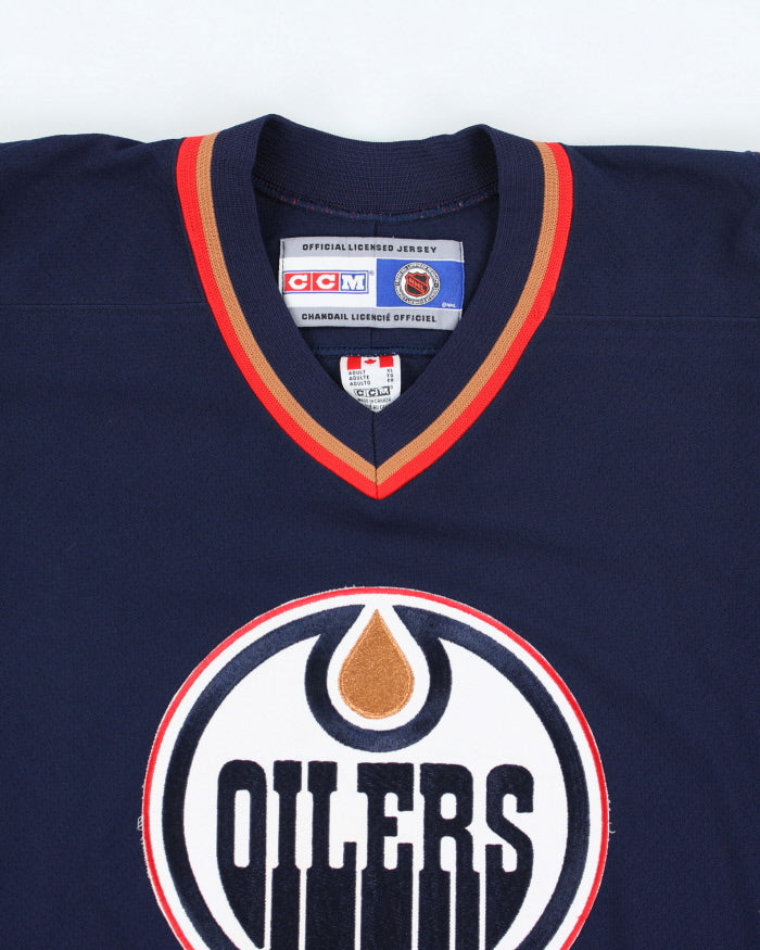 Vintage CCM Edmonton Oilers Oversized NHL Hockey Jersey - XL