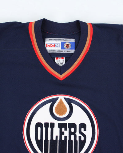 Vintage CCM Edmonton Oilers Oversized NHL Hockey Jersey - XL