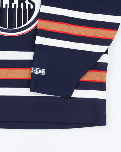 Vintage CCM Edmonton Oilers Oversized NHL Hockey Jersey - XL