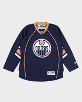 Vintage Reebok Edmonton Oilers Oversized NHL Hockey Jersey - XL