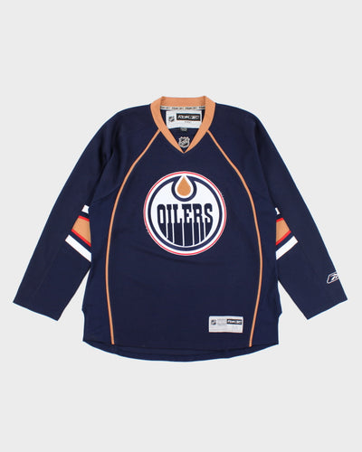 Vintage Reebok Edmonton Oilers Oversized NHL Hockey Jersey - XL