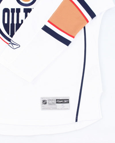 Vintage Reebok Edmonton Oilers Oversized NHL Hockey Jersey - S