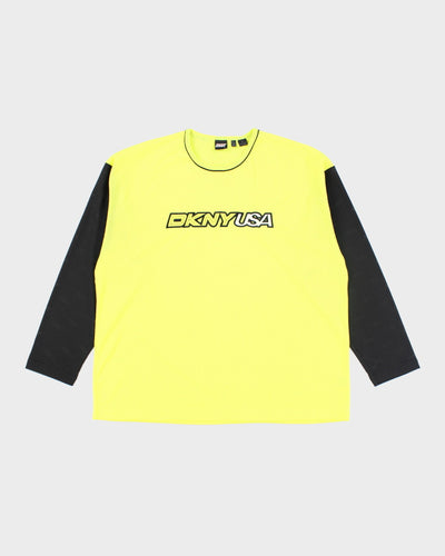 Vintage Y2K DKNY Embroidered Oversized Jersey - XL