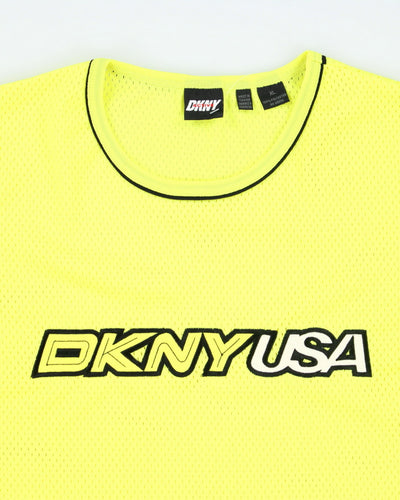 Vintage Y2K DKNY Embroidered Oversized Jersey - XL