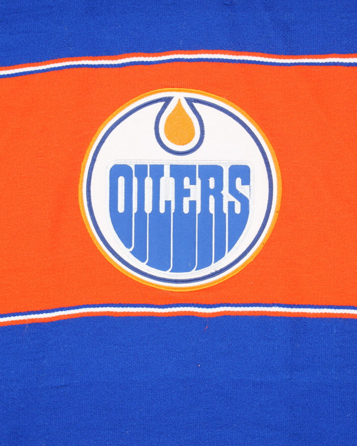 Vintage 90's Edmonton Oilers NHL Sleeveless Poncho - OS