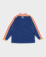 Vintage 90's Edmonton Oilers NHL Long-sleeved Sports T-Shirt - M