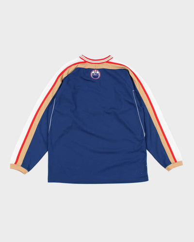 Vintage 90's Edmonton Oilers NHL Long-sleeved Sports T-Shirt - M