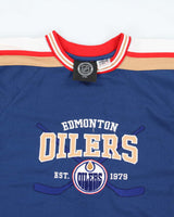 Vintage 90's Edmonton Oilers NHL Long-sleeved Sports T-Shirt - M