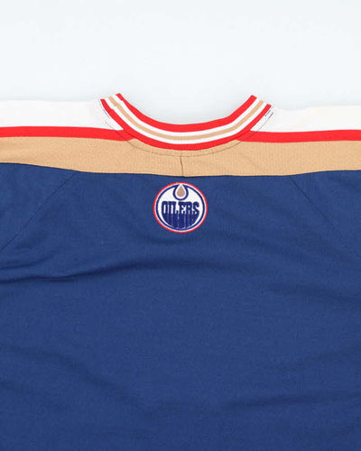 Vintage 90's Edmonton Oilers NHL Long-sleeved Sports T-Shirt - M