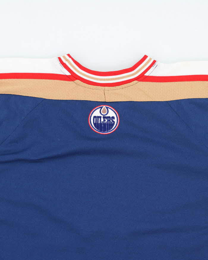 Vintage 90's Edmonton Oilers NHL Long-sleeved Sports T-Shirt - M