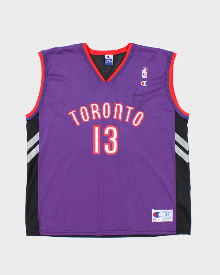 Vintage Signed Toronto Raptors Champion NBA Jersey - XL