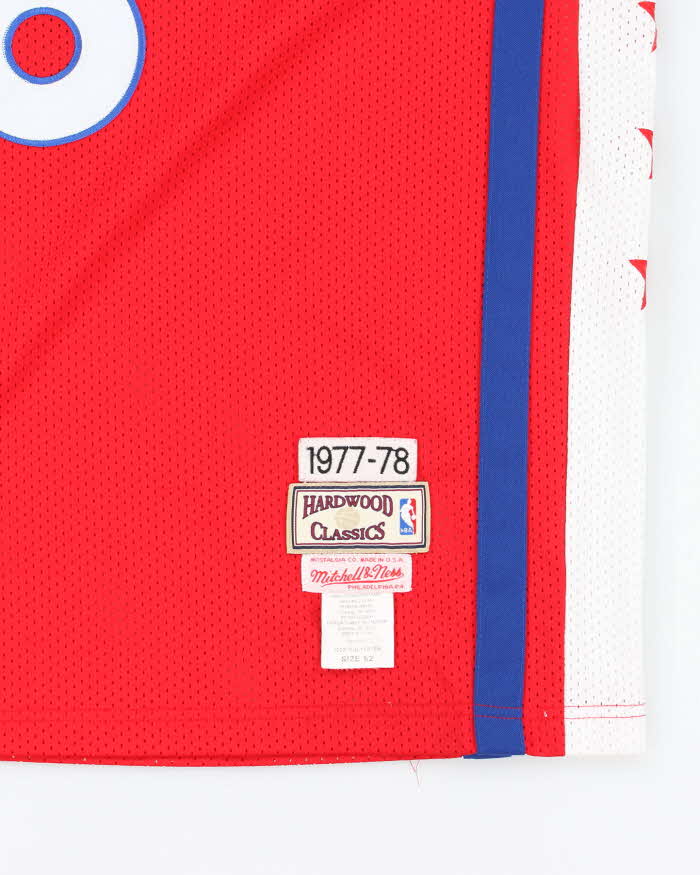 Vintage Mitchell n Ness Philadelphia 76ers Homage NBA Jersey - L