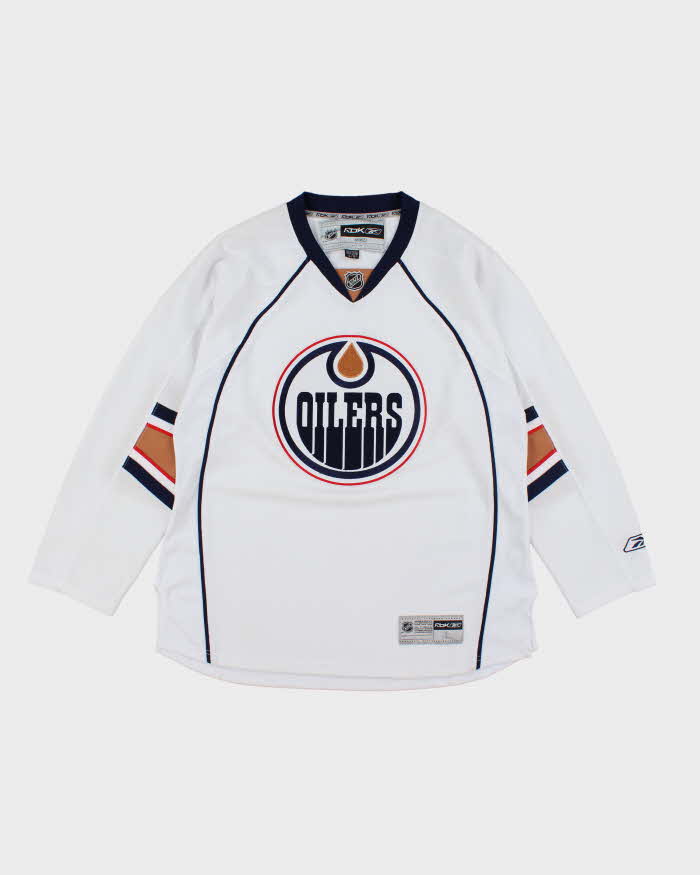 Vintage 2000's Edmonton Oilers Oversized NHL Hockey Jersey - L