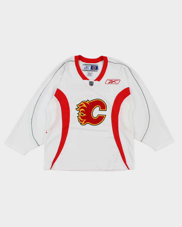 Vintage 2000's Reebok Calgary Flames NHL Hockey Jersey - M