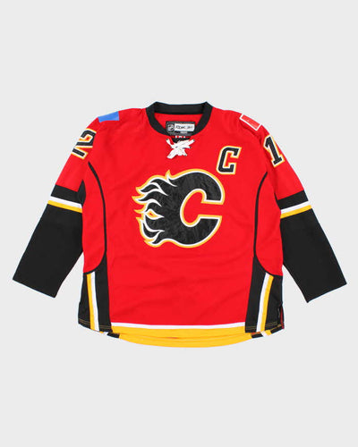 Vintage 2000's Reebok CCM Calgary Flames Oversized Hockey Jersey - L