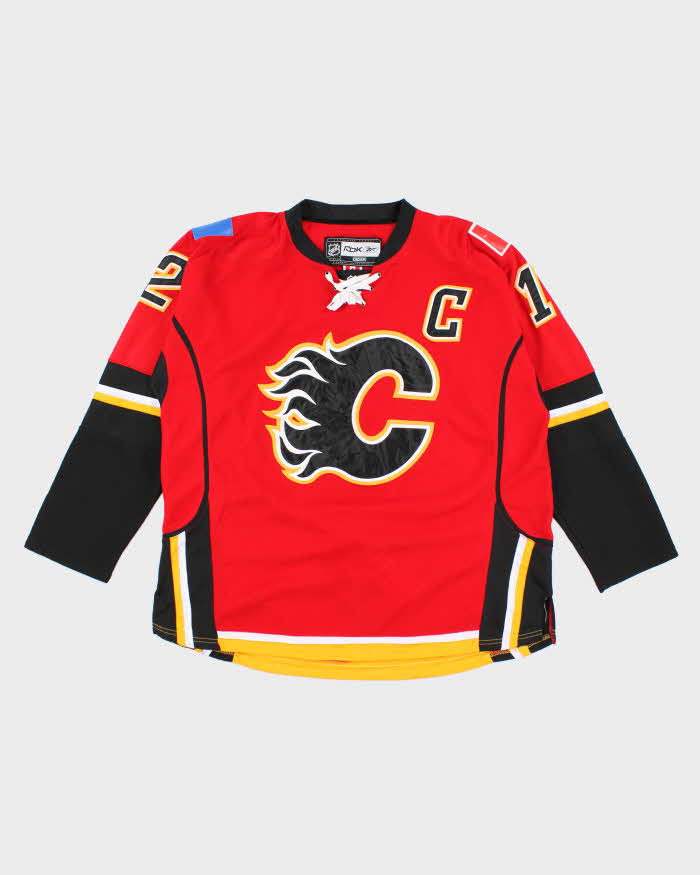 Vintage 2000's Reebok CCM Calgary Flames Oversized Hockey Jersey - L