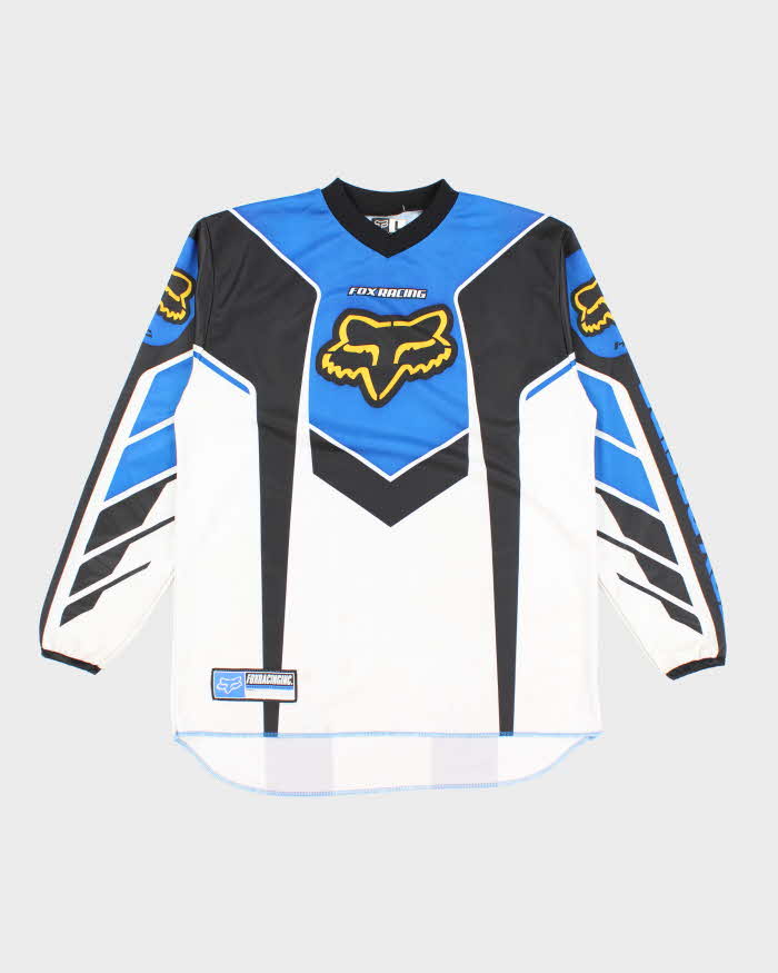 Vintage Y2K Fox Racing Motocross Long-sleeved Jersey - L