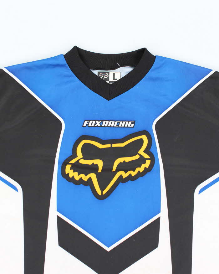 Vintage Y2K Fox Racing Motocross Long-sleeved Jersey - L
