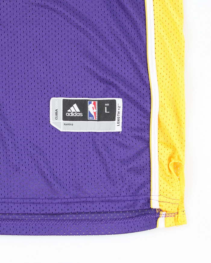 Vintage 2000's Adidas LA Lakers NBA Basketball Jersey - L
