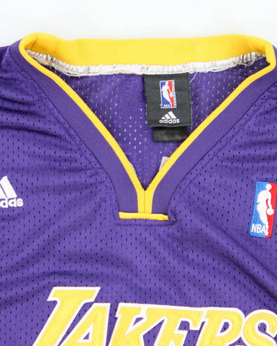 Vintage 2000's Adidas LA Lakers NBA Basketball Jersey - L
