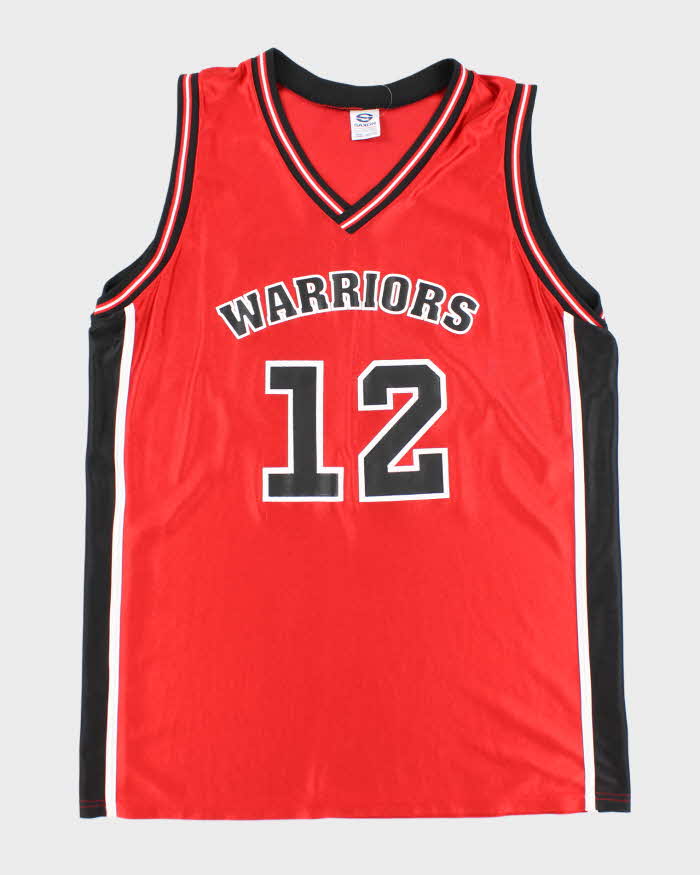 Vintage 90's Saxon The Warriors Basketball Jersey - XXL