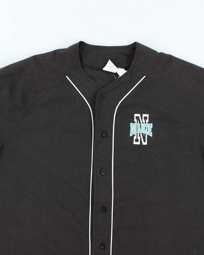 Vintage 90's Nike Embroidered Baseball Style Shirt - XL