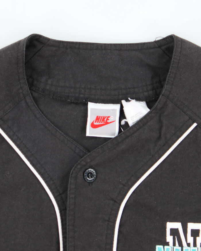 Vintage 90's Nike Embroidered Baseball Style Shirt - XL