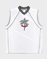 Vintage Y2K Above the Rim Embroidered Basketball Jersey - M