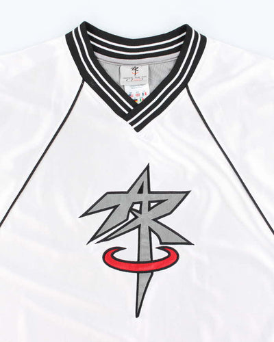Vintage Y2K Above the Rim Embroidered Basketball Jersey - M