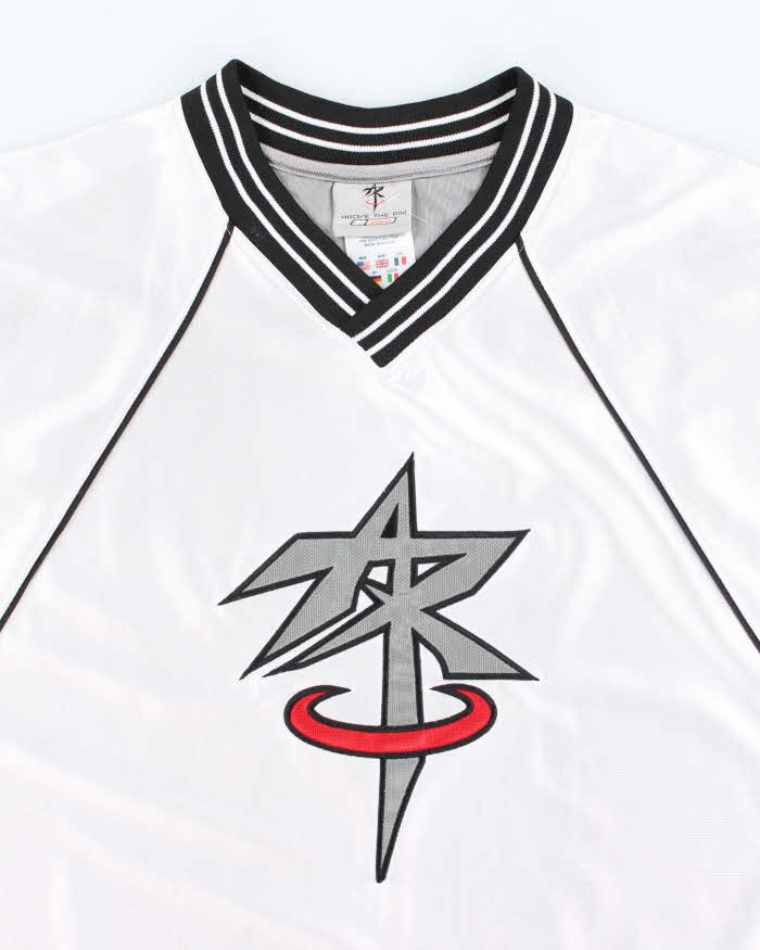 Vintage Y2K Above the Rim Embroidered Basketball Jersey - M