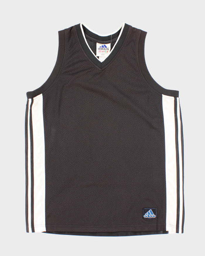 Vintage Y2K Adidas Three Striped Basketball Jersey - S