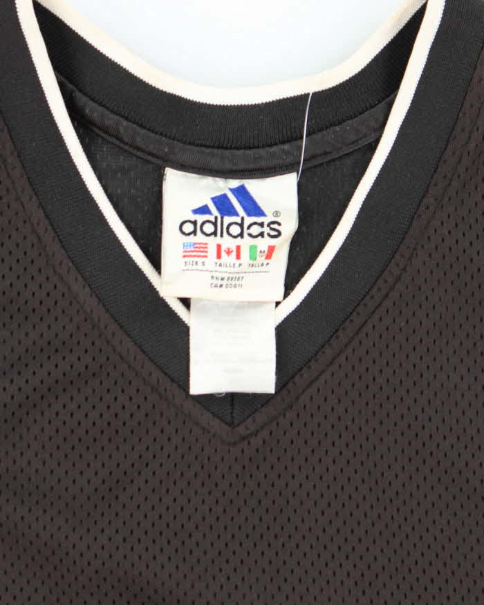Vintage Y2K Adidas Three Striped Basketball Jersey - S