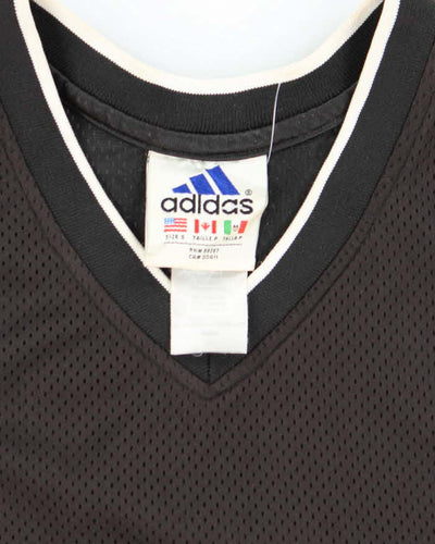 Vintage Y2K Adidas Three Striped Basketball Jersey - S