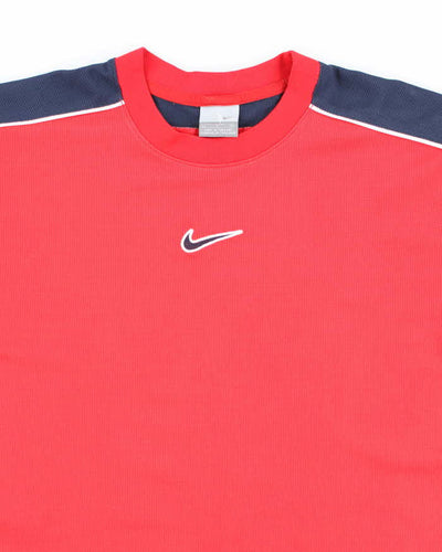 Vintage Y2K Nike Embroidered Swoosh Training Shirt - S