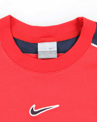 Vintage Y2K Nike Embroidered Swoosh Training Shirt - S